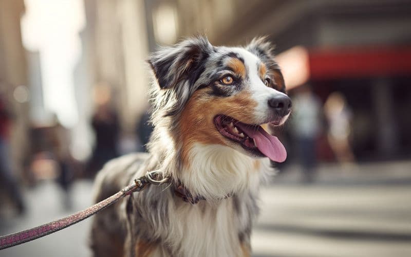 Cane adulto che beneficia di struttura, equilibrio e coinvolgimento mentale consapevole